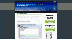 Desktop Screenshot of newsletter-software.mediakg.de