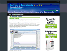 Tablet Screenshot of newsletter-software.mediakg.de