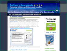 Tablet Screenshot of homepage.mediakg.de